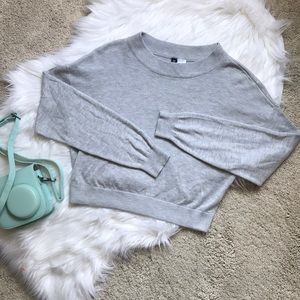 H&M cropped sweater